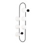 Opviq Abaküs - 4921 Lámpara de Pared Blanco y Negro